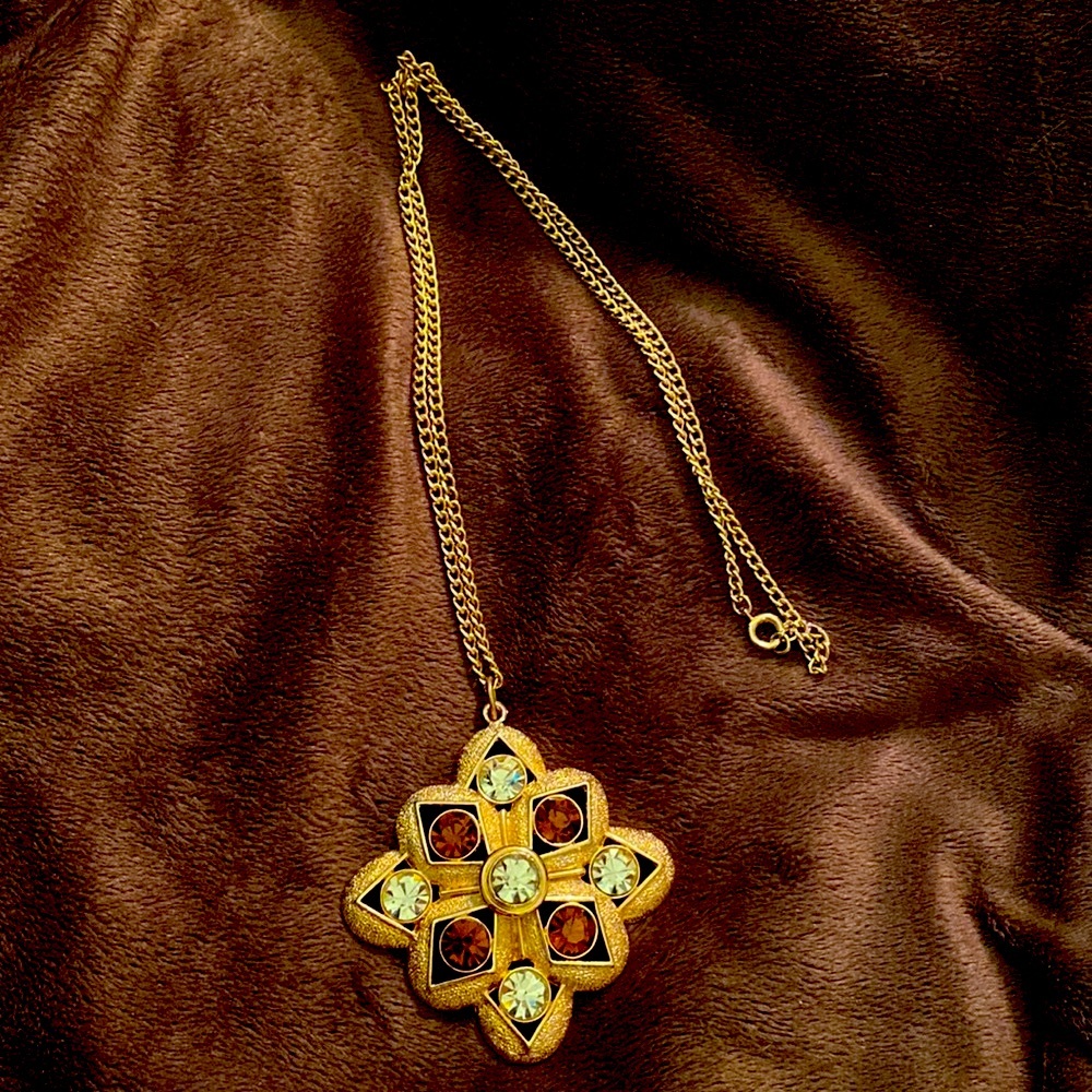 Sarah Cov necklace Meteor Gemstone American